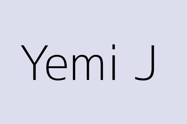 Yemi J